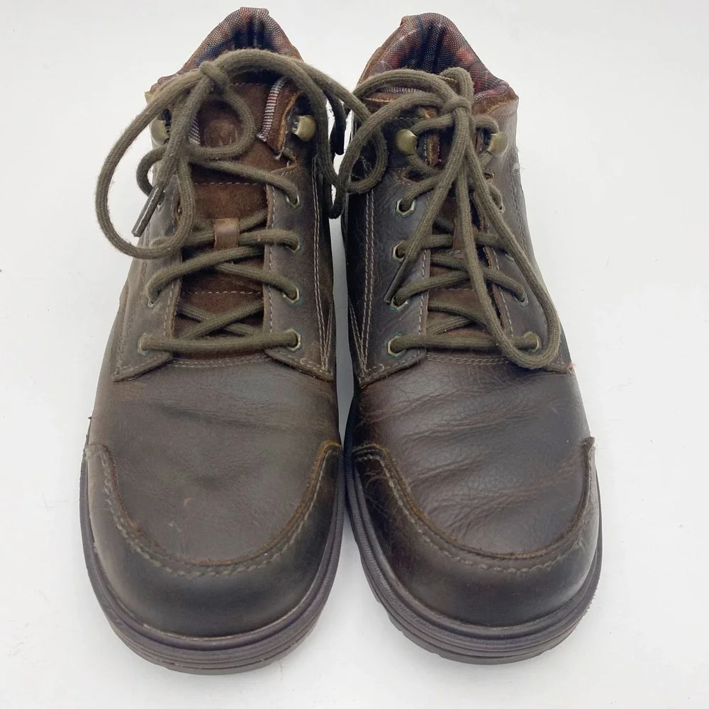 Merrell Brevard Shetland Leather Lace Up Chukka Boots Mens 10 Brown J49645